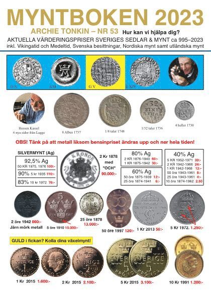 Archie Tonkin - Myntboken 2023 Nr 53, Häftad