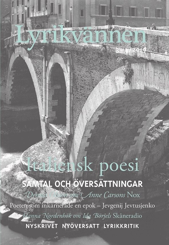 Lyrikvännen 3-4(2019). Tillgänglighet: Lägg i varukorg