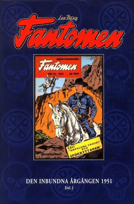 Lee Falk - Fantomen Den inbundna årgången 1951, D 2, Inbunden