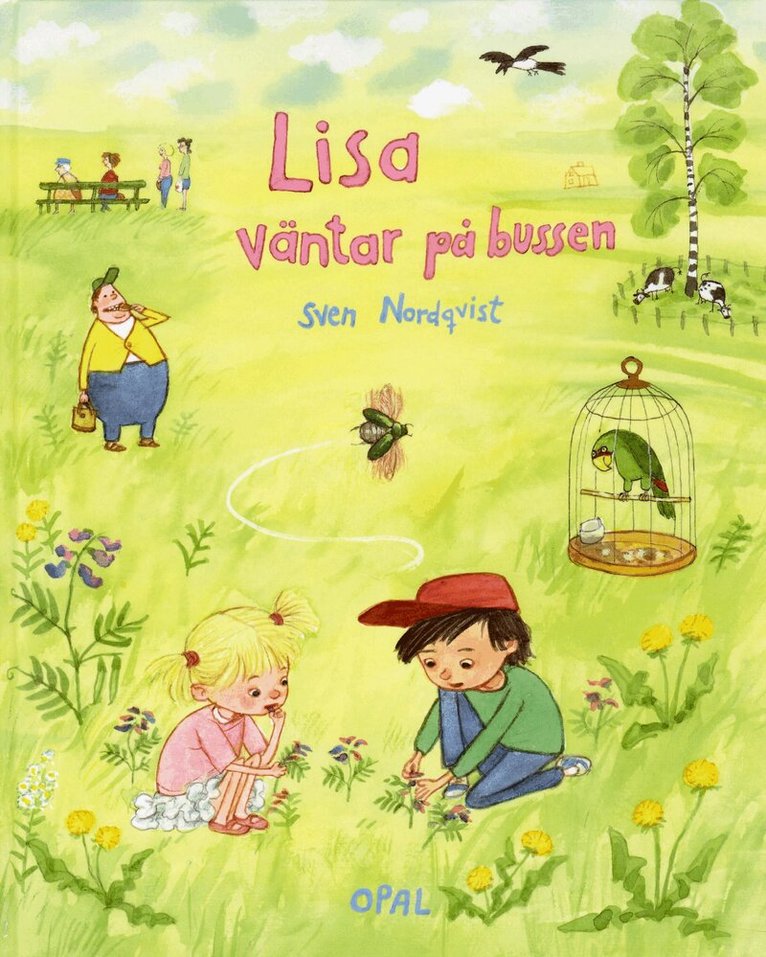 Sven Nordqvist - Lisa väntar på bussen, Inbunden