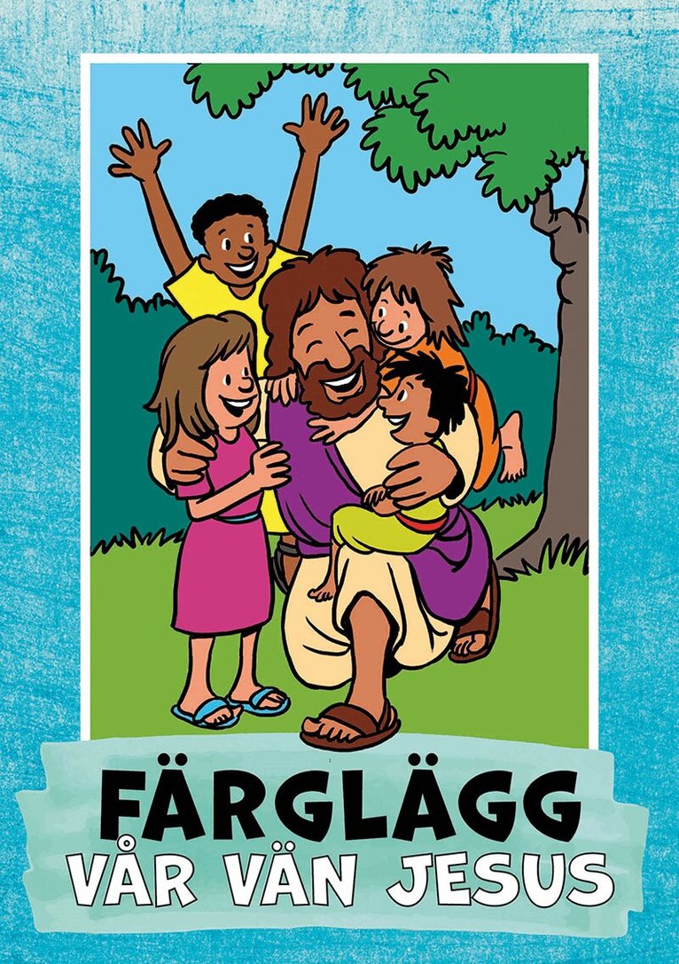 Färglägg vår vän Jesus, Häftad