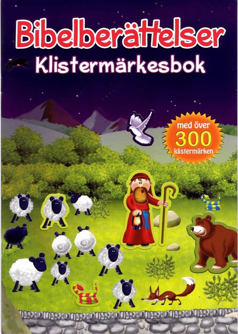 Juliet David - Bibelberättelser - Klistermärkesbok, Häftad