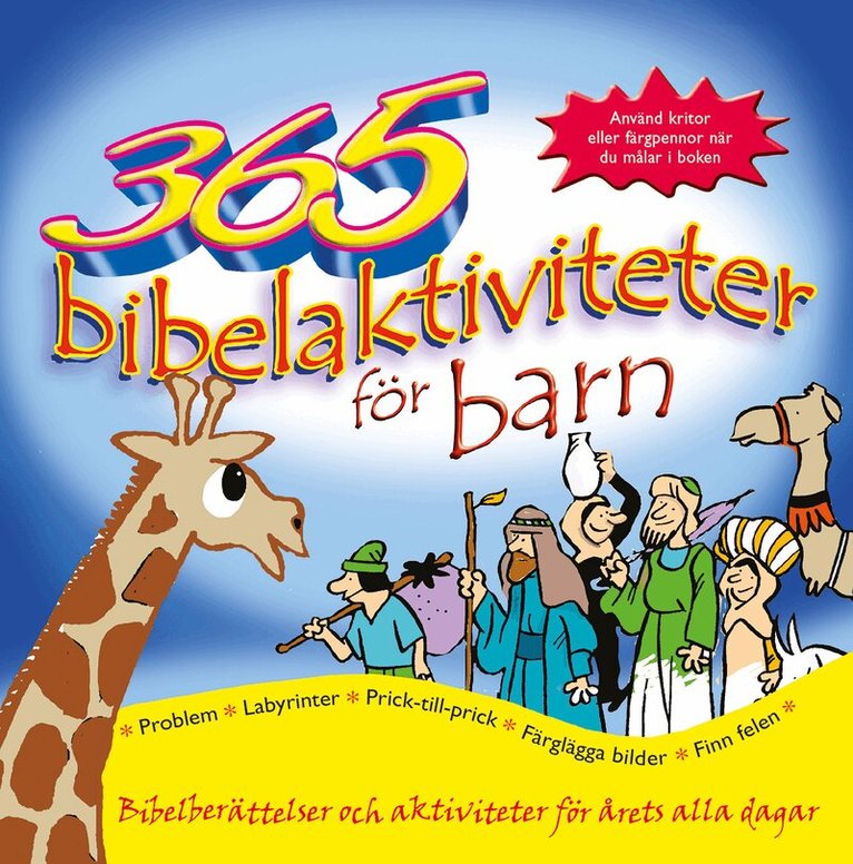 365 bibelaktiviteter för barn, Häftad