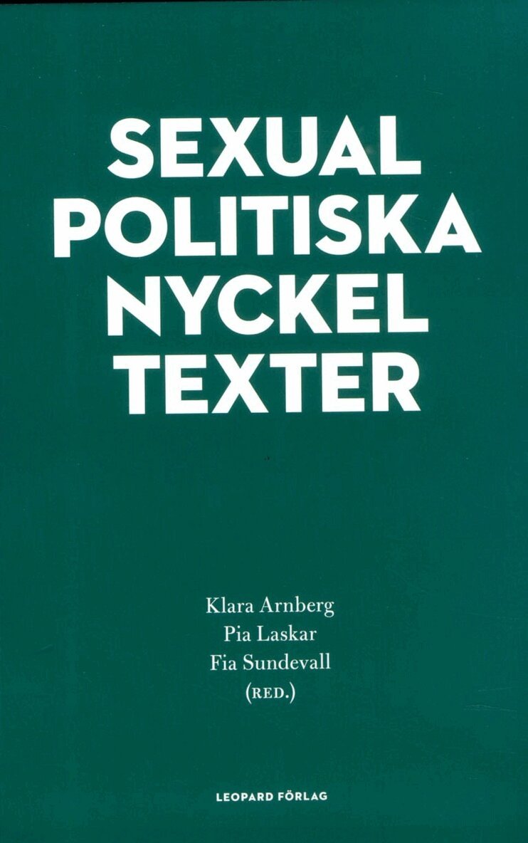 Sexualpolitiska nyckeltexter, Häftad