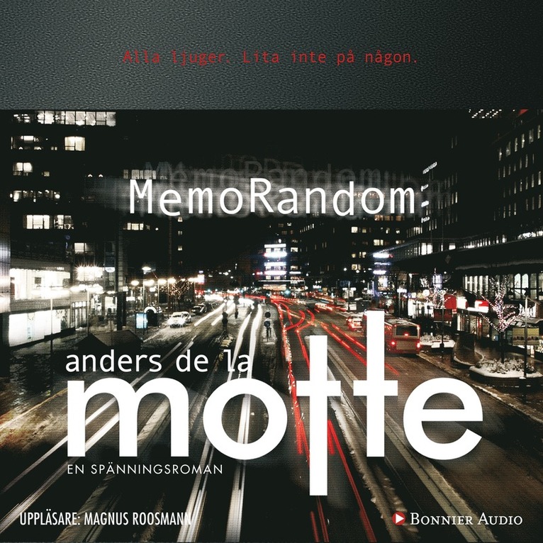 Anders de la Motte - MemoRandom, Ljudbok