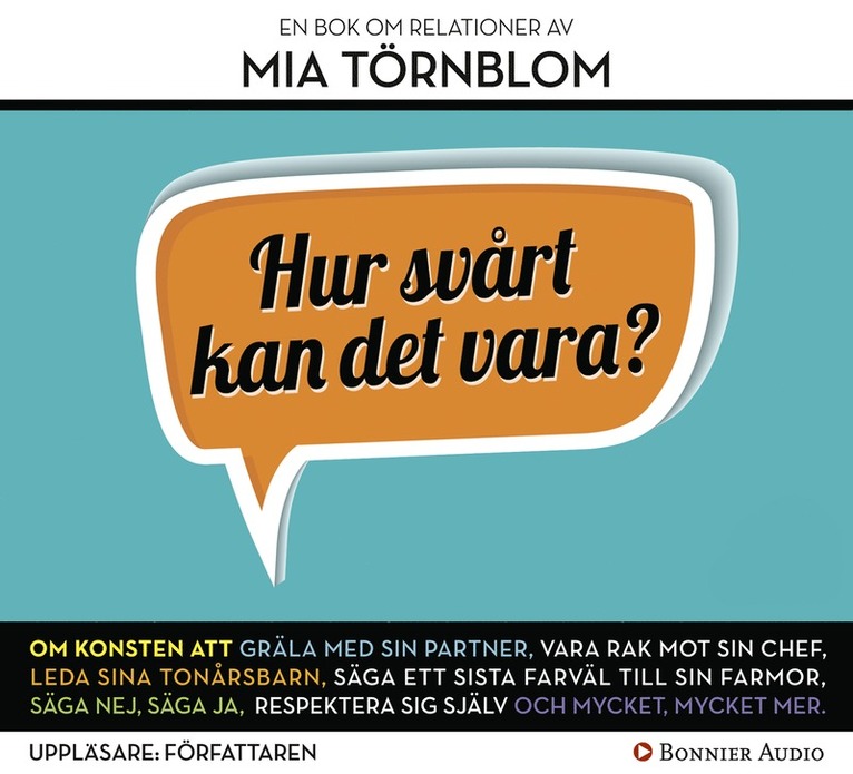 Mia Törnblom - Hur svårt kan det vara?, Ljudbok