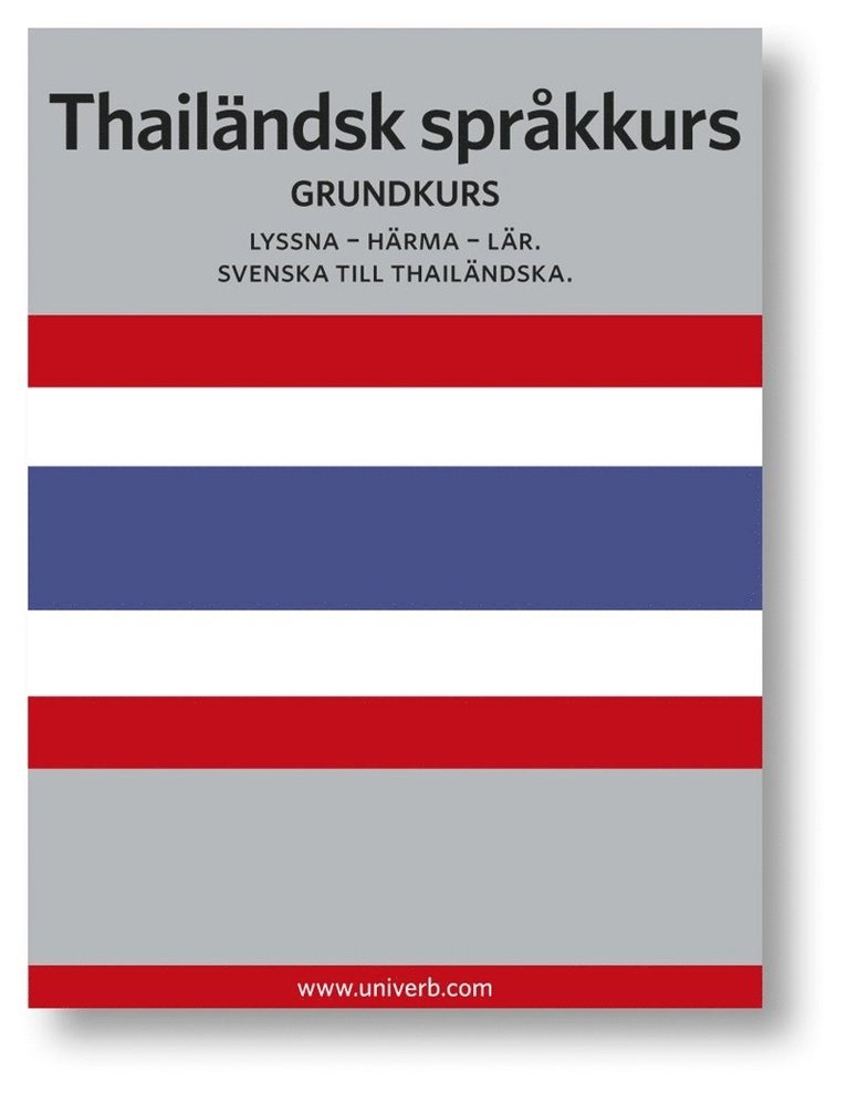 Ann-Charlotte Wennerholm - Thailändsk språkkurs, Ljudbok. Tillgänglighet: Lägg i varukorg