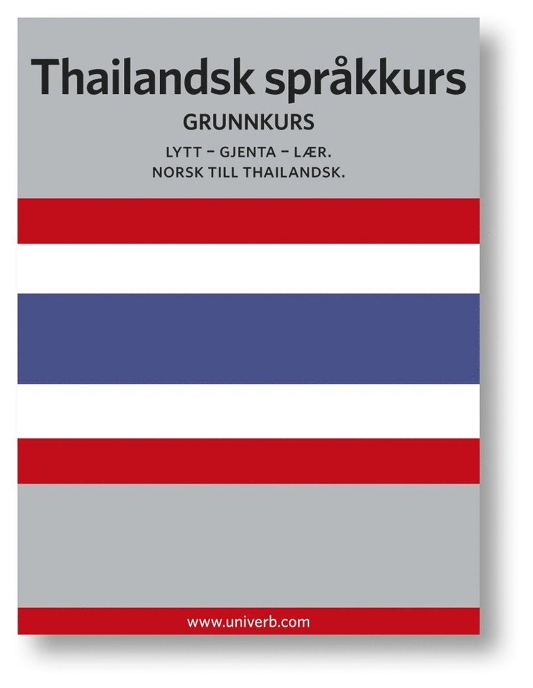 Ann-Charlotte Wennerholm - Thailandsk språkkurs, Ljudbok