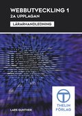 Webbutveckling 1 - Lrarhandledning