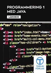 Programmering 1 med Java - Lrobok