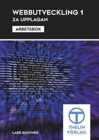 e-Bok Webbutveckling 1. Arbetsbok