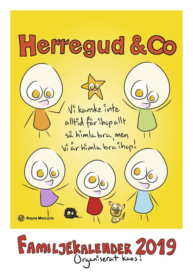 Royne Mercurio - Herregud & Co Familjekalender 2019, Häftad