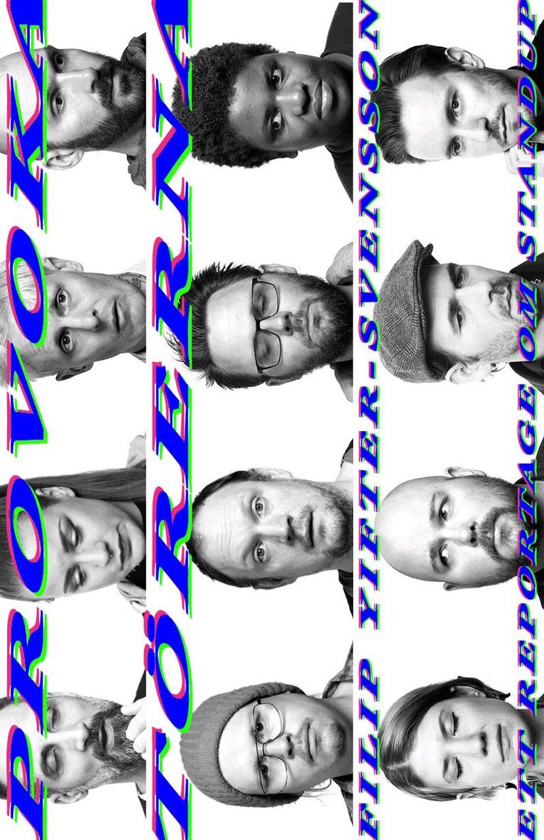 Filip Yifter-Svensson - Provokatörerna : ett reportage om standup, Inbunden