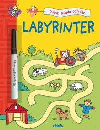 e-Bok Skriv, sudda och lär   Labyrinter