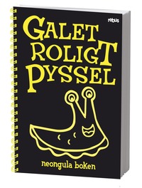 e-Bok Galet roligt pyssel  neongula boken