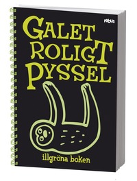 e-Bok Galet roligt pyssel  illgröna boken