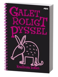 e-Bok Galet roligt pyssel  knallrosa boken