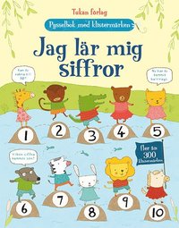 e-Bok Jag lär mig siffror  pysselbok med klistermärken