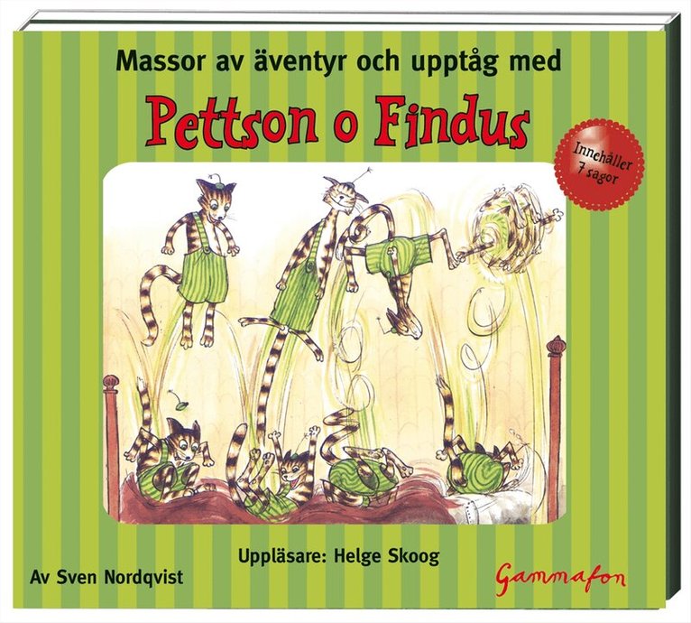 Sven Nordqvist - Massor av äventyr och upptåg med Pettson o Findus, CD-bok