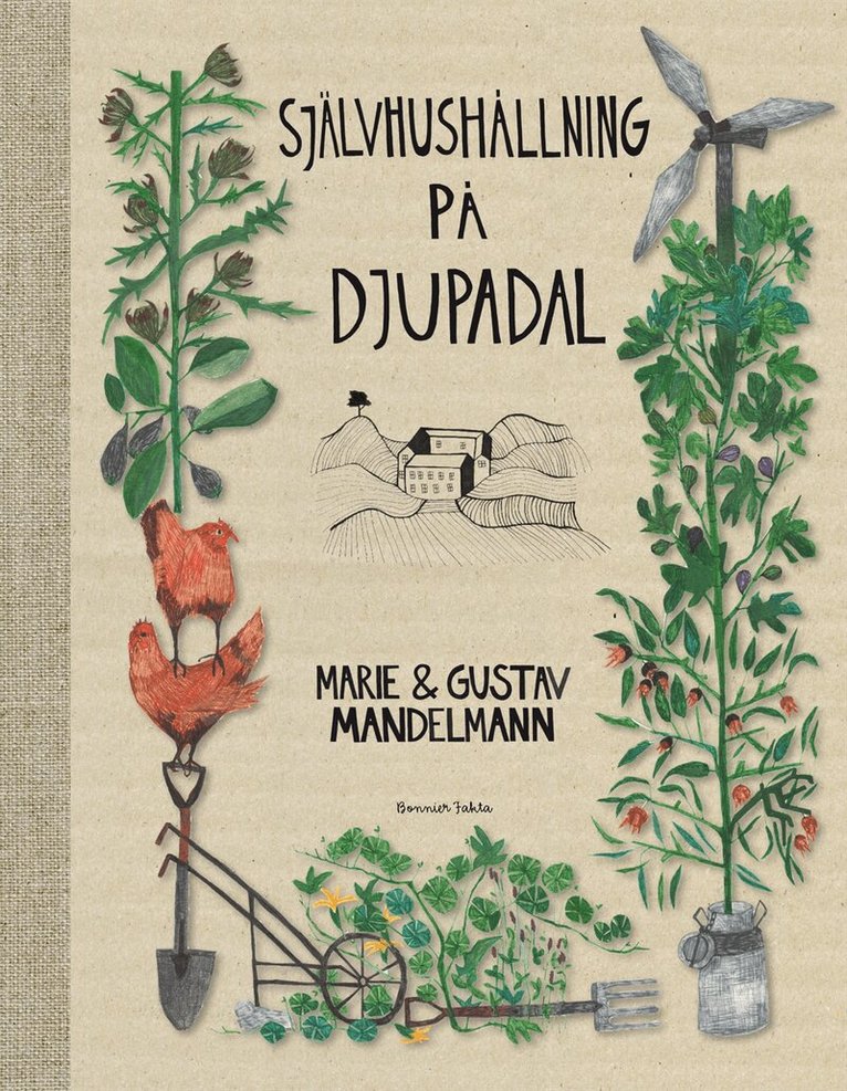 Gustav Mandelmann, Marie Mandelmann - Självhushållning på Djupadal, Inbunden