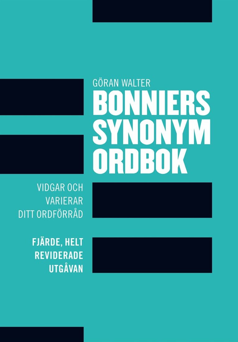 Göran Walter - Bonniers synonymordbok, Kartonnage