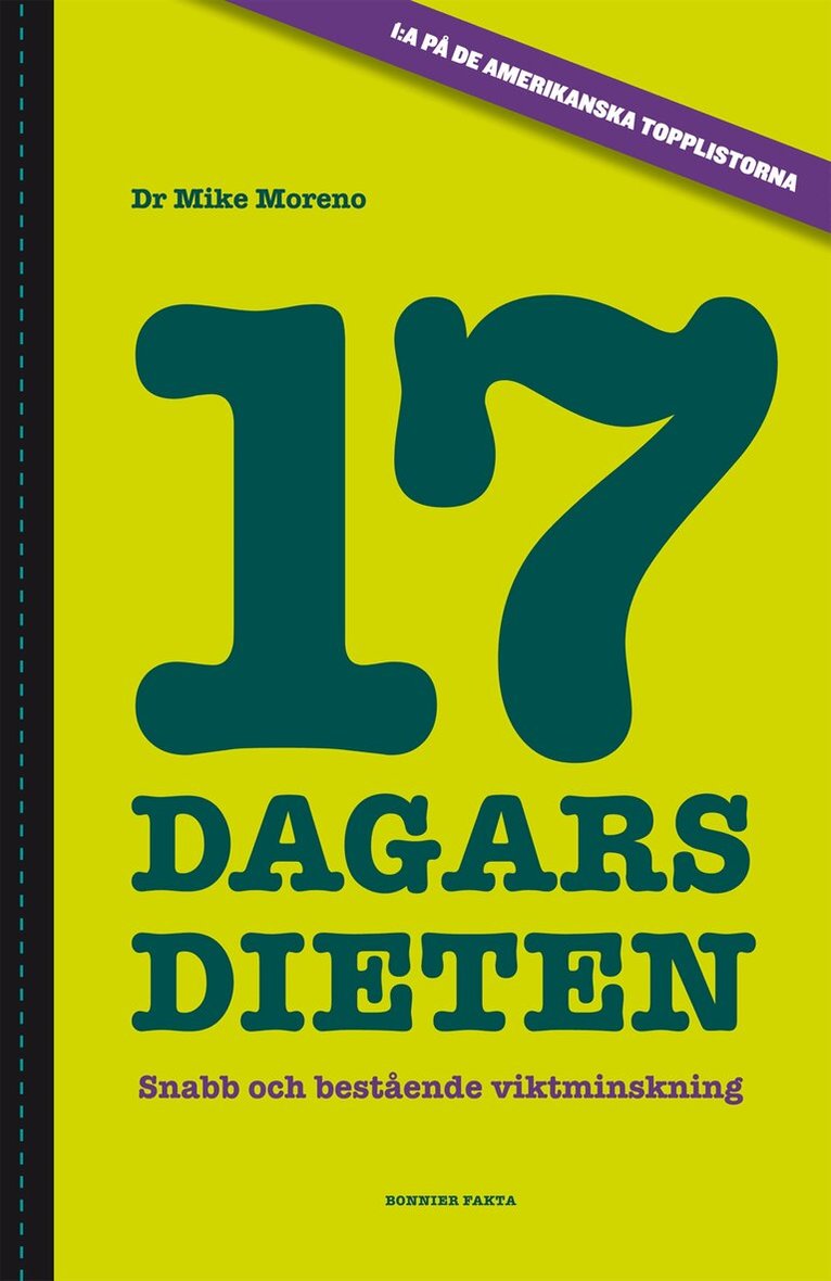 Dr Mike Moreno - 17-dagarsdieten, Kartonnage