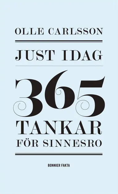 Olle Carlsson - Just idag : 365 tankar för sinnesro, Kartonnage