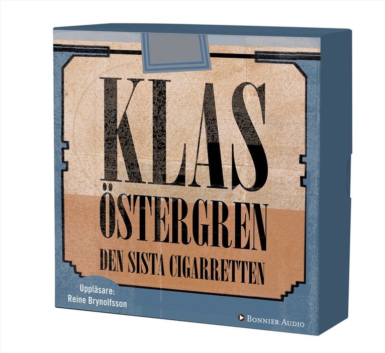 Klas Östergren - Den sista cigarretten, CD-bok