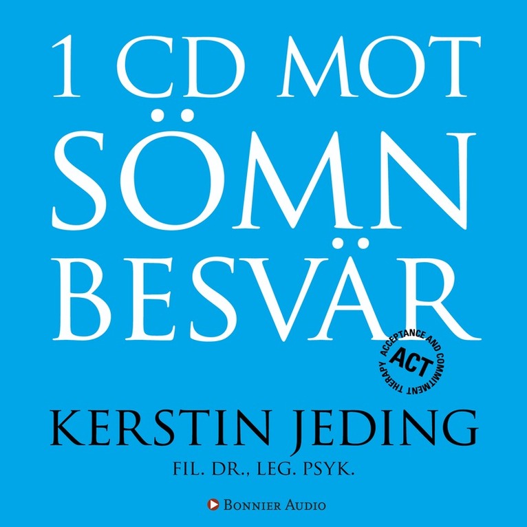 Kerstin Jeding - 1 CD mot sömnbesvär, CD-bok
