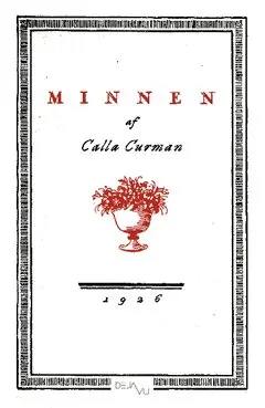 Calla Curman - Minnen, Häftad. Tillgänglighet: Lägg i varukorg