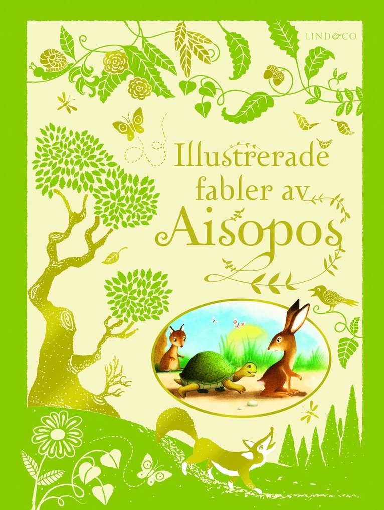Aisopos - Illustrerade fabler av Aisopos, Inbunden