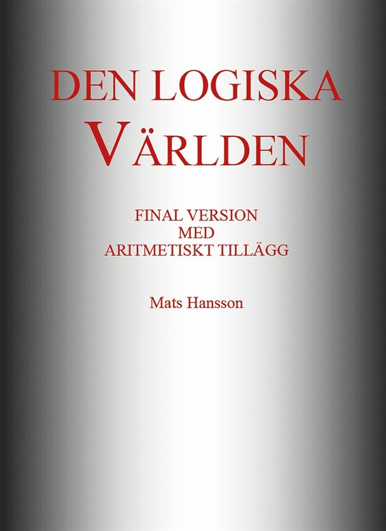 Mats Hansson - Den logiska Världen, E-bok