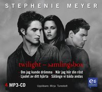 e-Bok Twilight samlingsbox  Om jag kunde drömma; När jag hör din röst; Ljudet av ditt hjärta; Så länge vi båda andas <br />                        Mp3 skiva