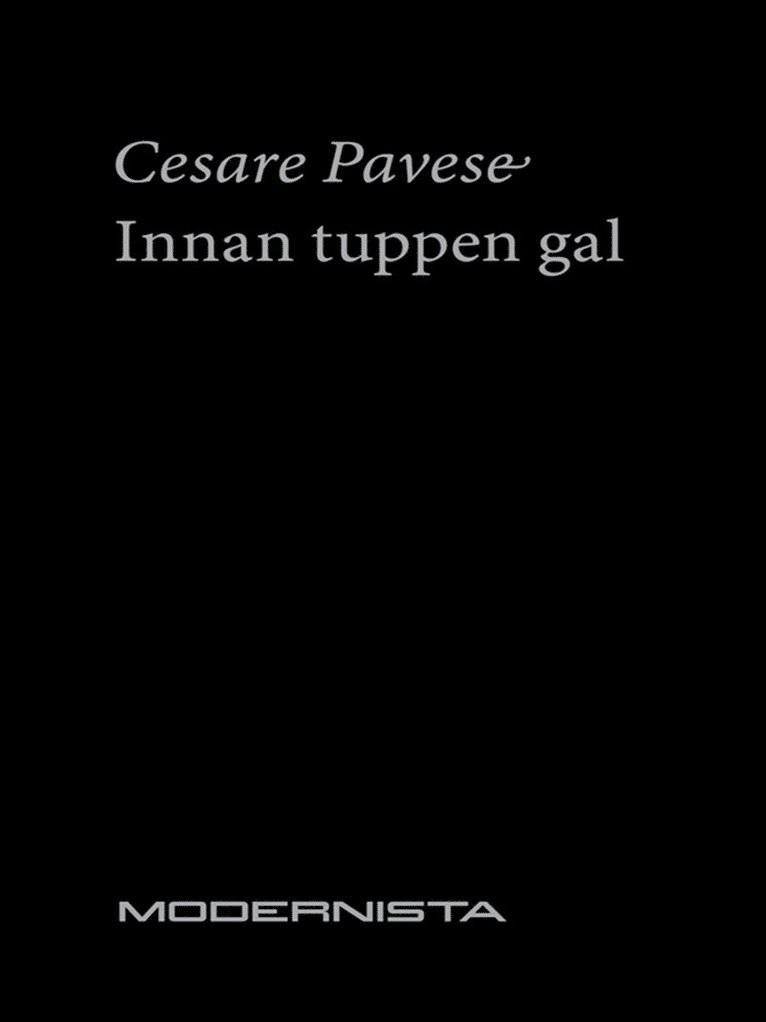 Cesare Pavese - Innan tuppen gal, E-bok