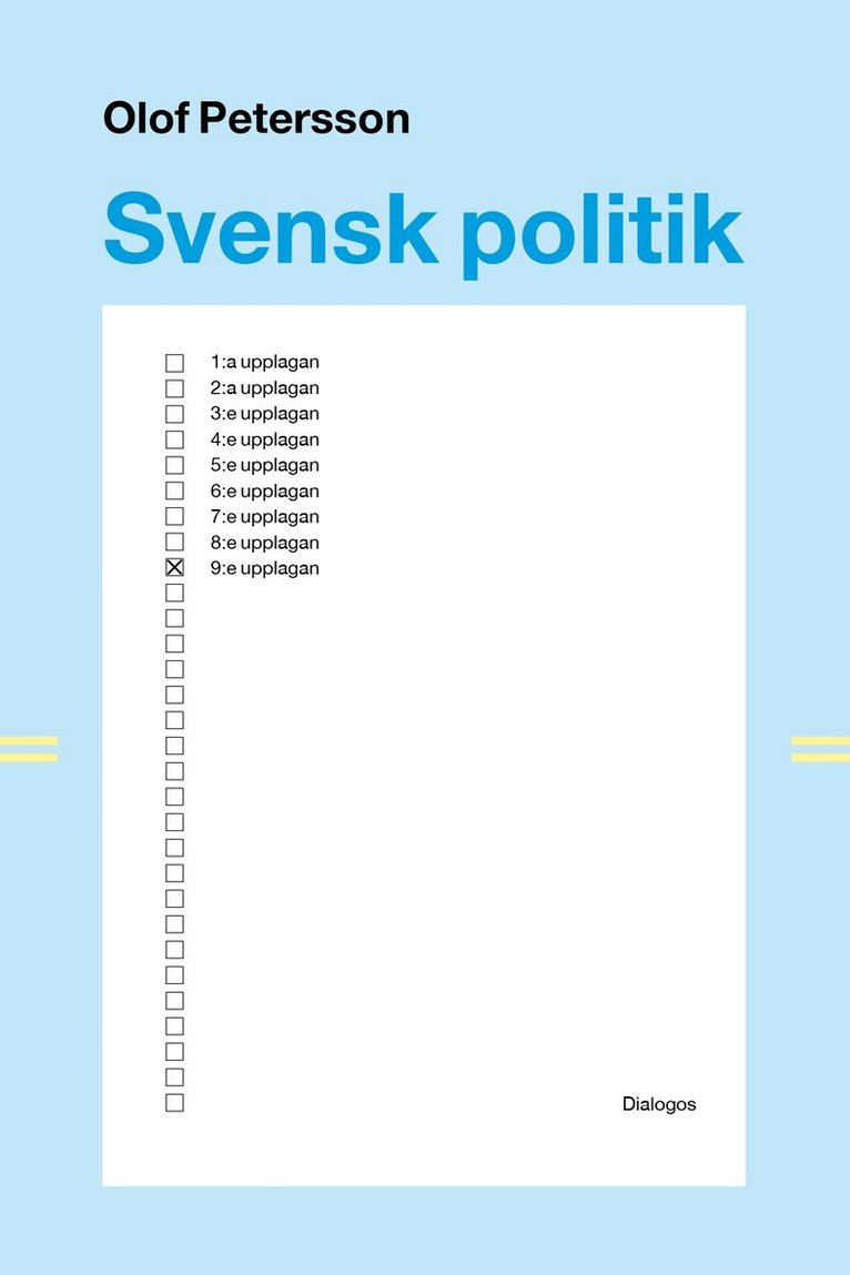 Olof Petersson - Svensk politik, E-bok