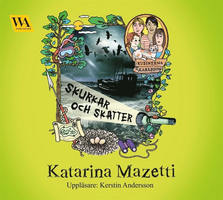Katarina Mazetti - Skurkar och skatter, Ljudbok