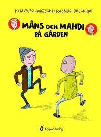 Måns och Mahdi på gården