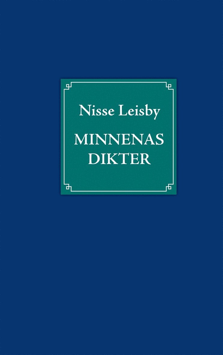 Nisse Leisby - Minnenas dikter, E-bok