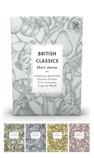 Katherine Mansfield, Charles Dickens, D. H. Lawrence, Virginia Woolf - Box with four British classics, Häftad
