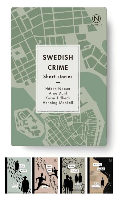 Arne Dahl, Henning Mankell, Håkan Nesser, Karin Tidbeck - Box with four Swedish Crime Stories, Häftad