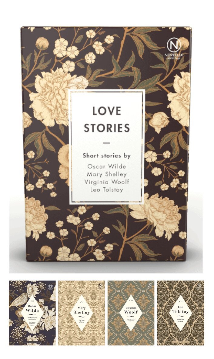 Oscar Wilde, Mary Shelley, Leo Tolstoy, Virginia Woolf - Box with four Love Stories, Övrigt