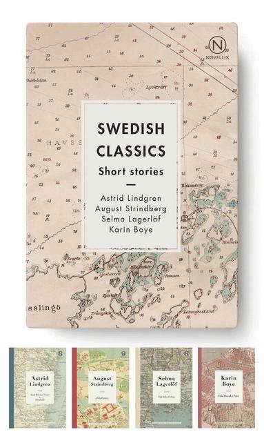 Karin Boye, Selma Lagerlöf, Astrid Lindgren, August Strindberg - Box with four Swedish Classics, Häftad