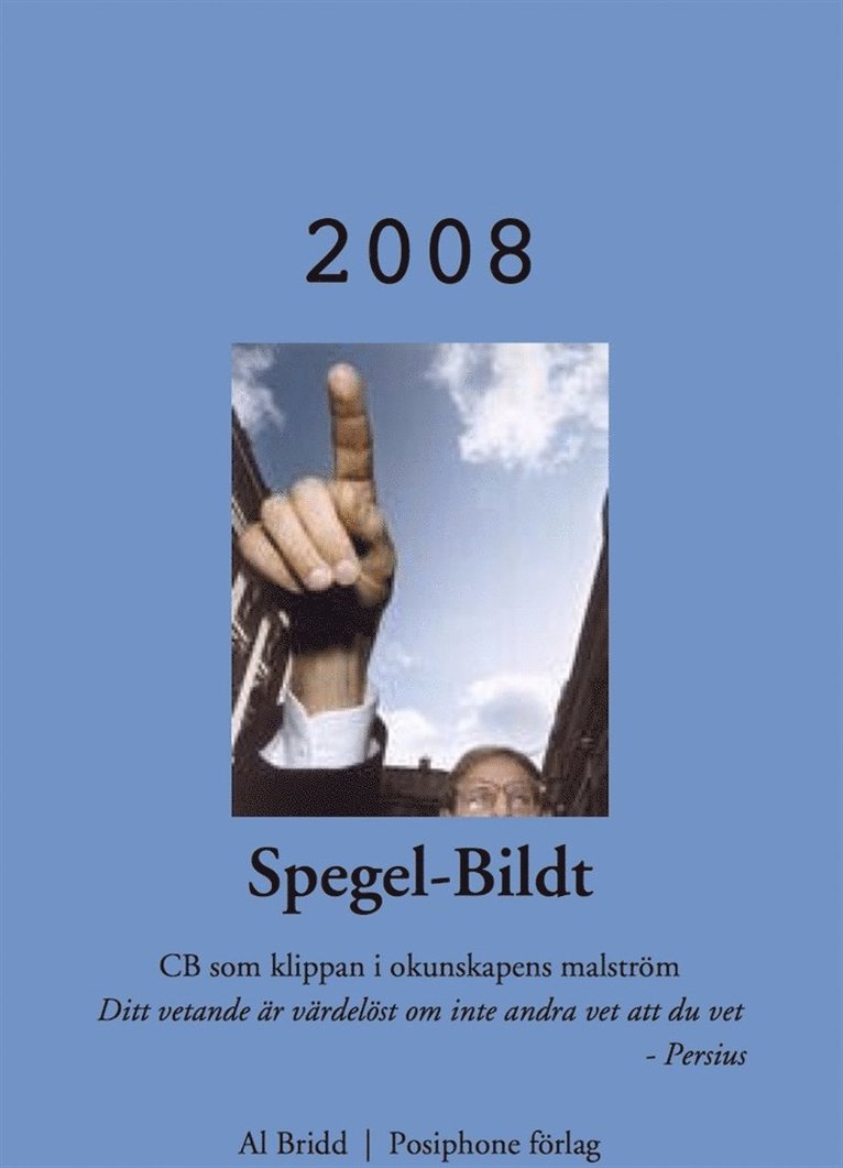 Al Bridd - Spegel-Bildt, 2008. CB som klippan i okunskapens malström., E-bok