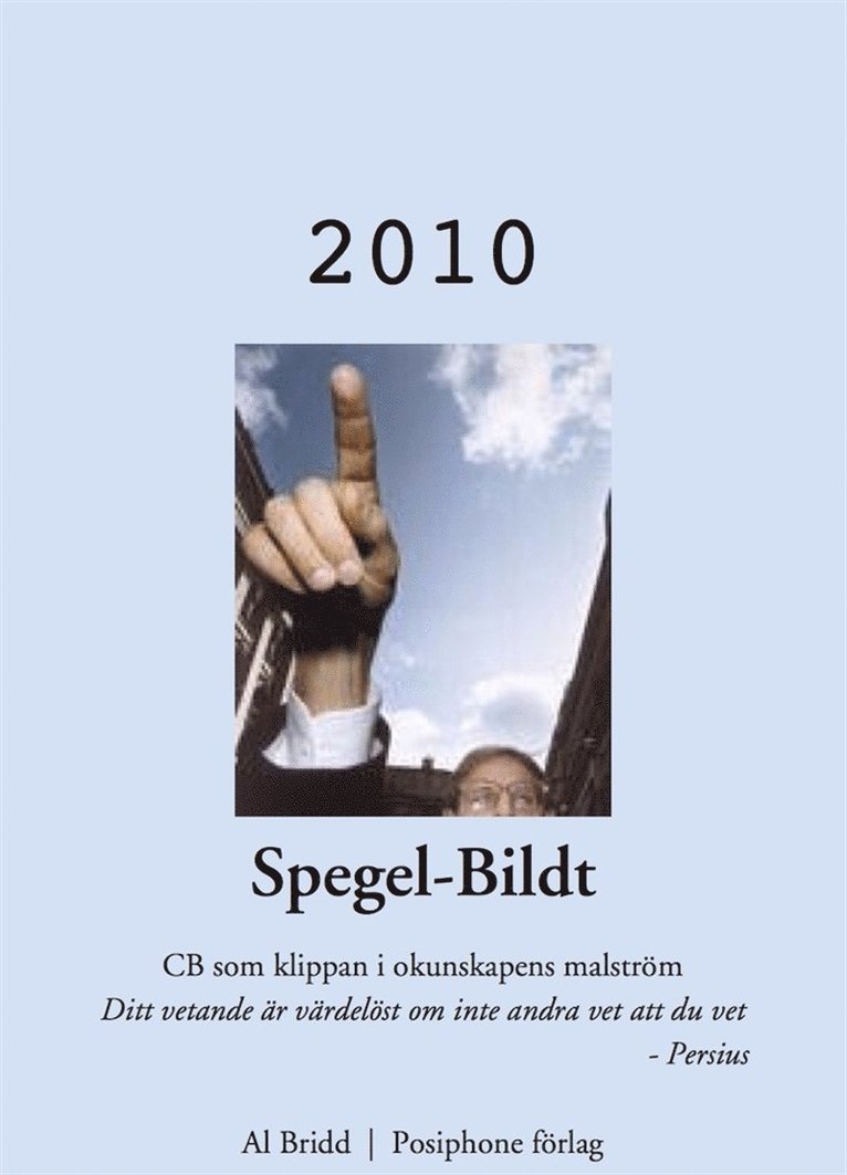 Al Bridd - Spegel-Bildt, 2010. CB som klippan i okunskapens malström., E-bok