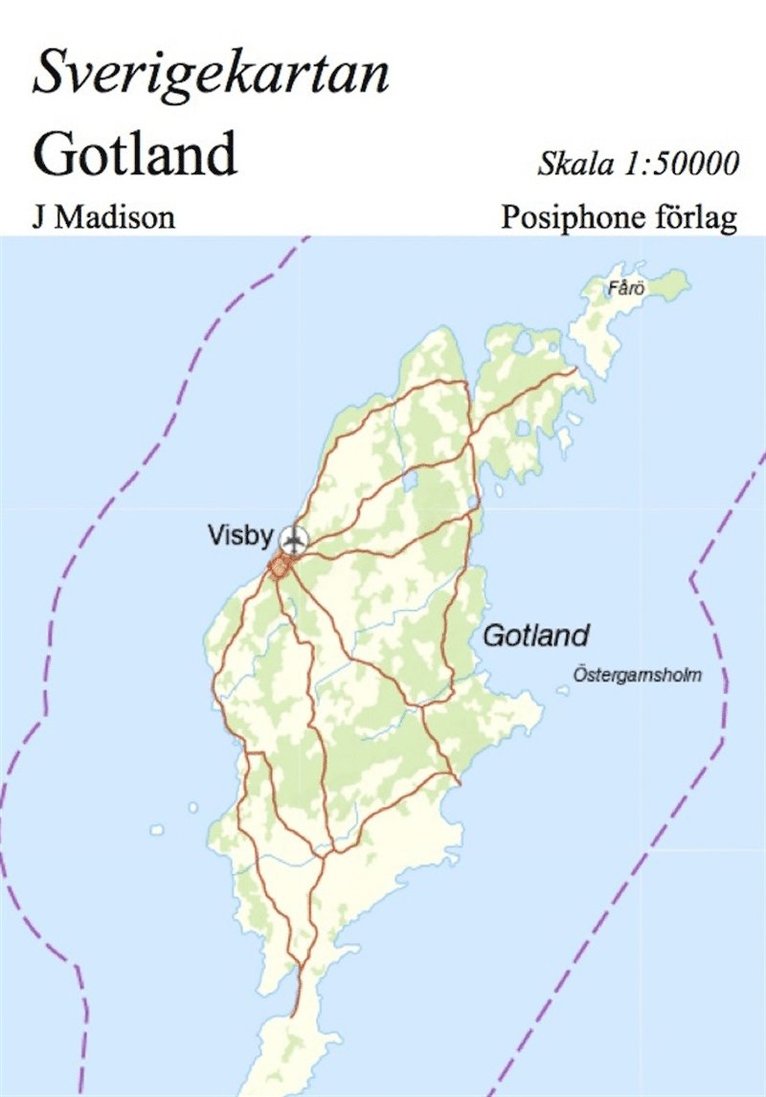 J Madison - Sverigekartan, Gotland, E-bok