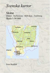 Svenska kartor. Malm - Staffanstorp - Hllviken ? Trelleborg (Skne)