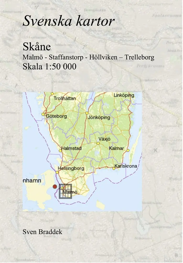 Sven Braddek - Svenska kartor. Malmö - Staffanstorp - Höllviken – Trelleborg (Skåne), E-bok. Tillgänglighet: Lägg i varukorg