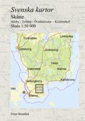 Svenska kartor. Hrby - Tollarp - vedskloster ? Kristinehof (Skne)