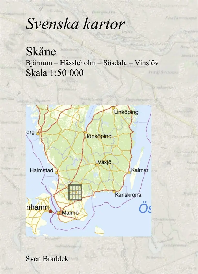 Sven Braddek - Svenska kartor. Bjärnum – Hässleholm – Sösdala – Vinslöv (Skåne), E-bok. Tillgänglighet: Lägg i varukorg