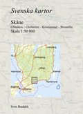 Svenska kartor. Glimkra ? Olofstrm ? Kristianstad ? Bromlla (Skne)
